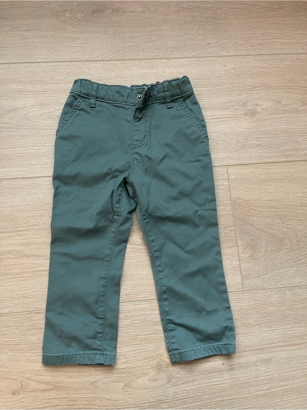 Cat & Jack Olive Green Stretch Twill Kids Pants
